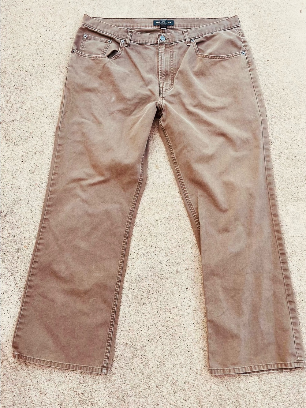 Banana Republic Men’s Distressed Brown Jeans
